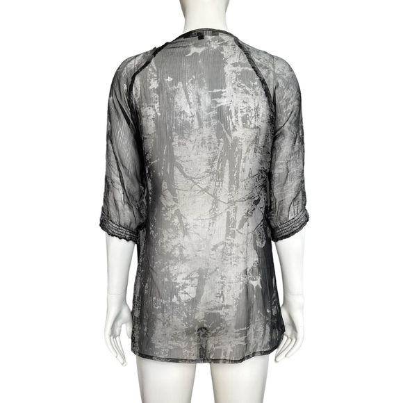 Tonia Debellis embellished tie die tunic S - Picture 3 of 4
